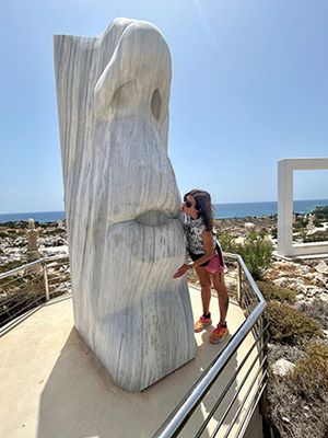 Sculpture Park Photoshoot from Larnaca