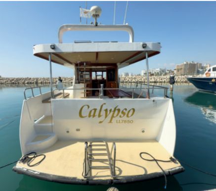 Calypso Private Boat charter Larnaca