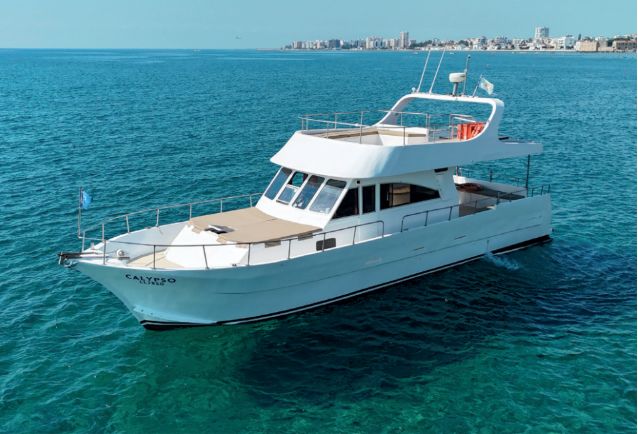 2 hour Calypso Private Boat charter Larnaca