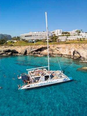 Sunset VIP Catamaran Cruise from Larnaca