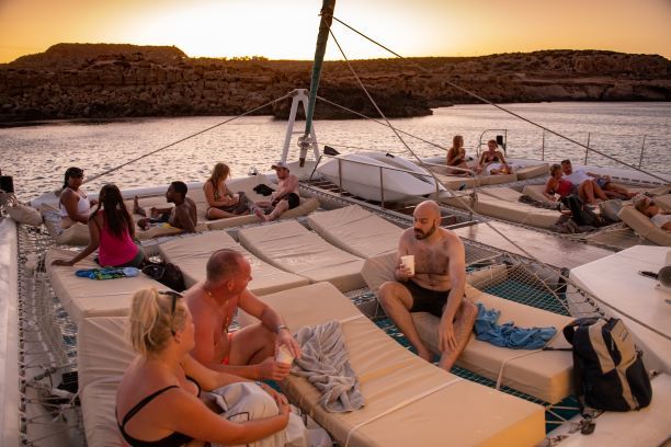 Sunset VIP Catamaran Cruise from Larnaca