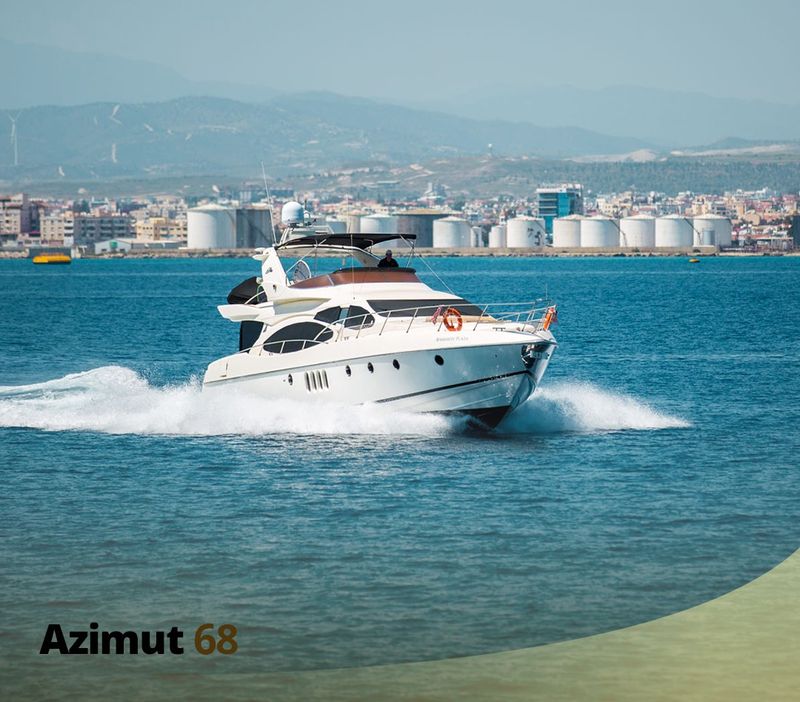 Azimut 68 Private Yacht Cruises from Limassol