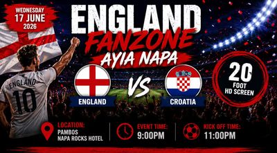 Fanzone Ayia Napa x England World Cup