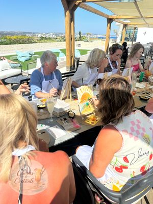 Canvas and Cocktails Sunset Painting Experience Ayia Napa