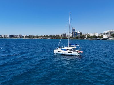 8 hour Lagoon 40 Private Catamaran Cruise from Ayia Napa
