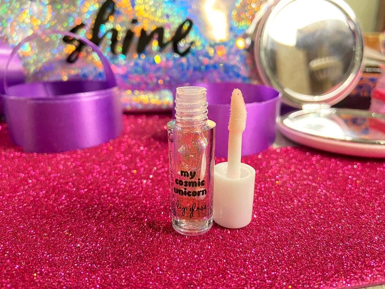 My cosmic Unicorn lip gloss ✨
