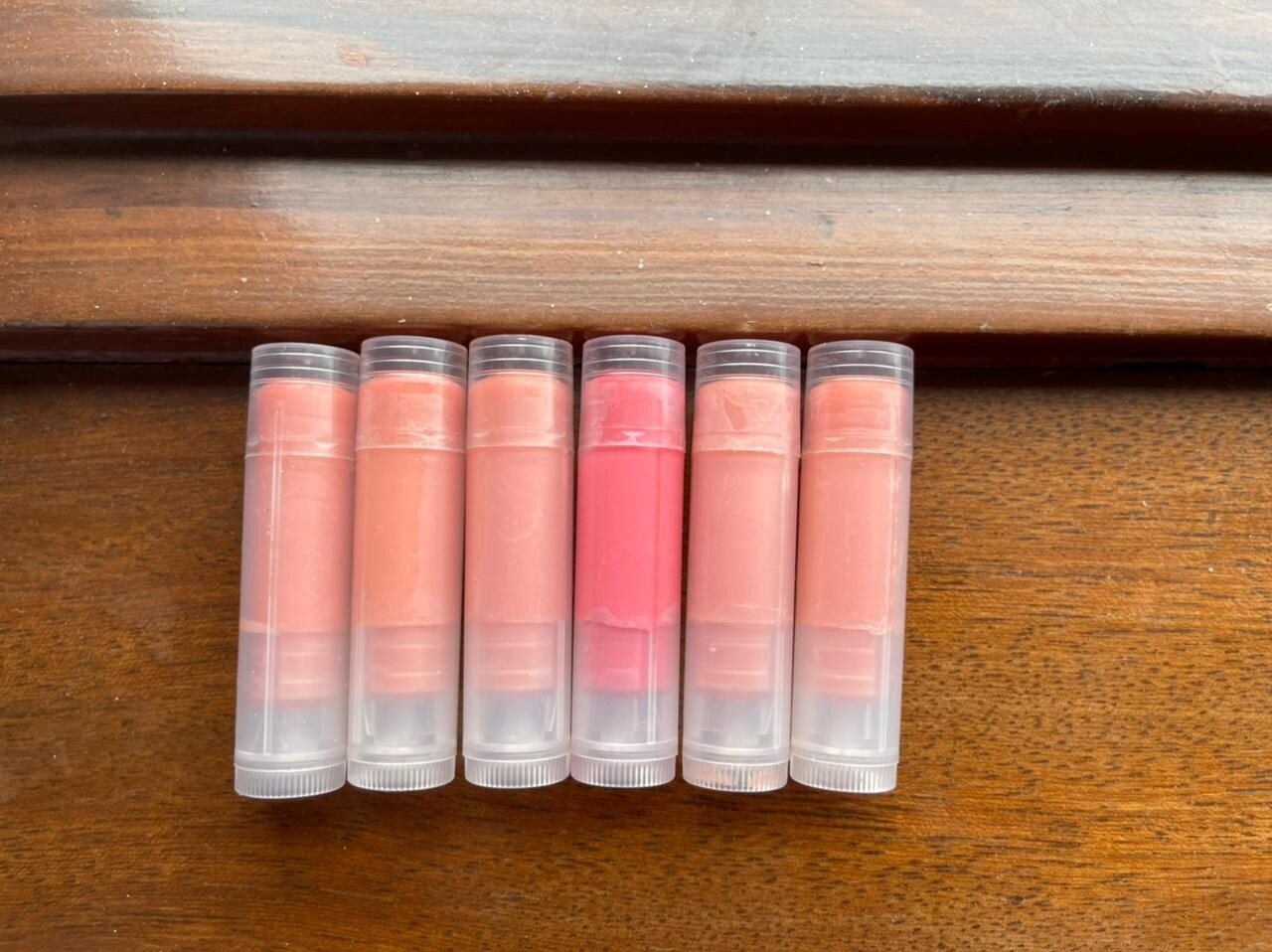 Handmade organic lip balm