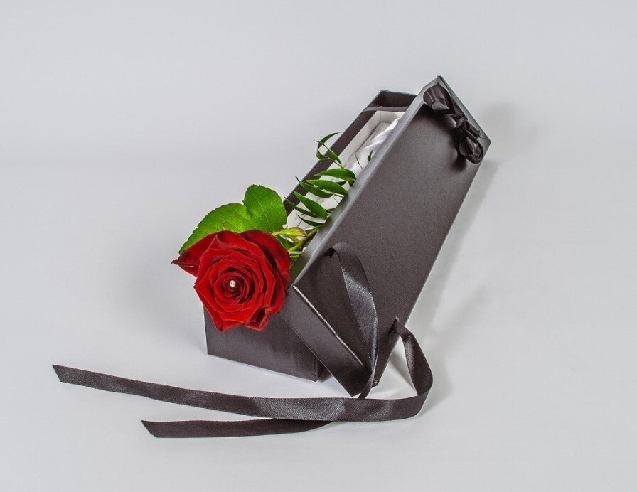 Single Boxed Rose