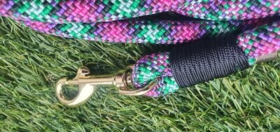 Purple & Green rope lead
