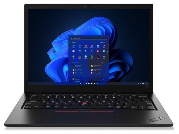 LENOVO Laptop ThinkPad L13 G3 13.3&#39;&#39; WUXGA IPS/i7-1255U/16GB/512GB SSD/Intel Iris Xe Graphics/Win 10 Pro (Win 11 Pro License)/3Y NBD/Thunder Black