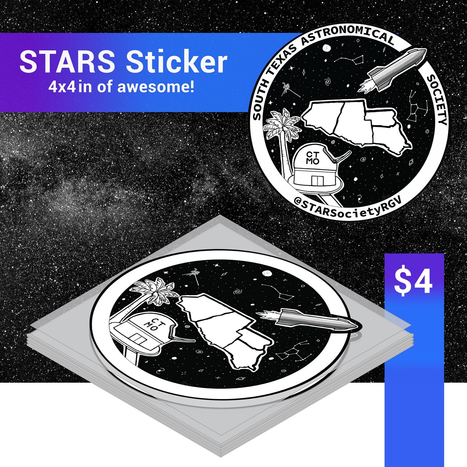 Gateway to the Cosmos Sticker