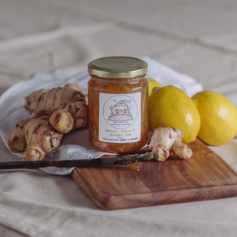 Melon, Lemon &amp; Ginger Jam 250ml