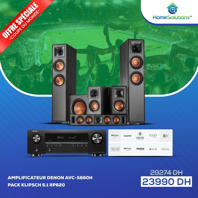 Pack Enceintes colonne 5.1 Klipsch