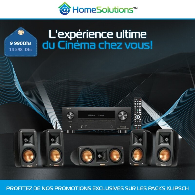 Pack HomeCinema Klipsch /Denon 5.0