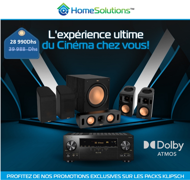 Pack HomeCinema Klipsch Dolby Atmos /Pioneer 9.1