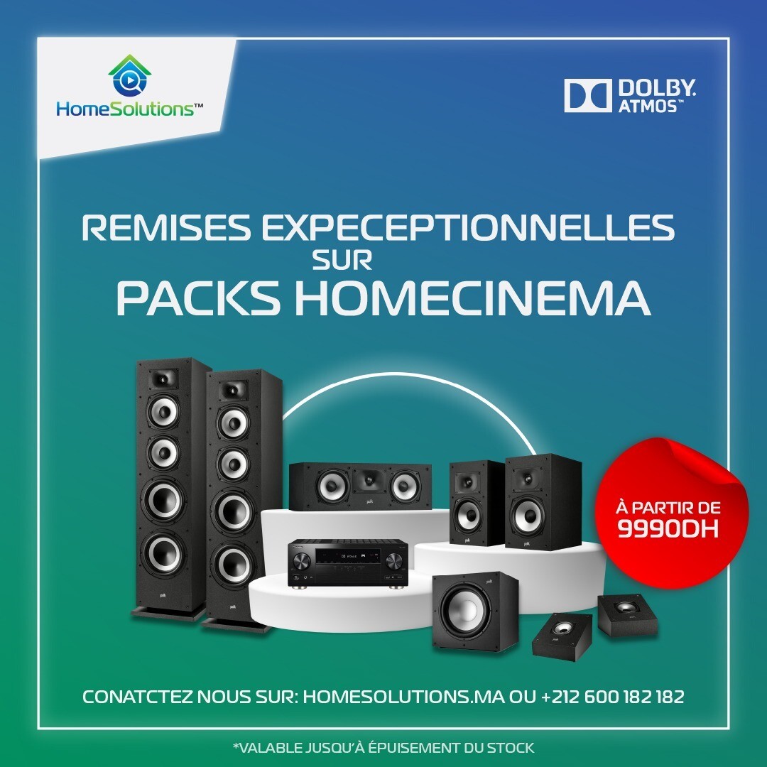 Pack Home cinéma polk MXT 7.1 Dolby Atmos