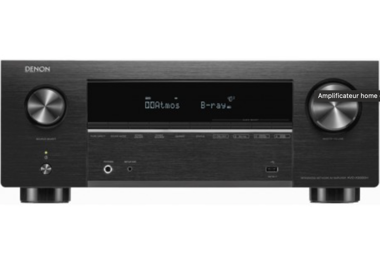 Amplificateur HC DENON AVC X3800H Black