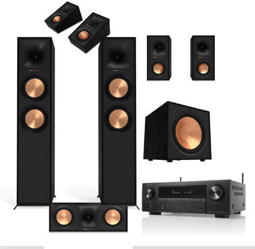 Pack Home Cinéma Dolby Atmos 5.1.2 – Klipsch Reference