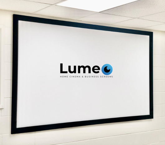 Lumeo Cinema Edge : Ecran de projection Fixe 4K 180&#39;&#39; 16/9