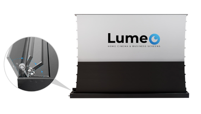 Lumeo Cinema Lift : Ecran de projection Motorisé de Sol 4K 100&#39;&#39; 16/9