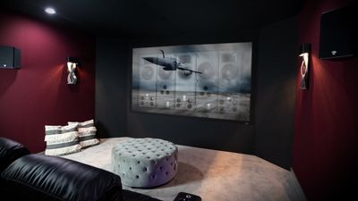 Lumeo Cinema Sonic Edge : Ecran de projection Fixe 4K, Transonore 150&#39;&#39; 2:35:1