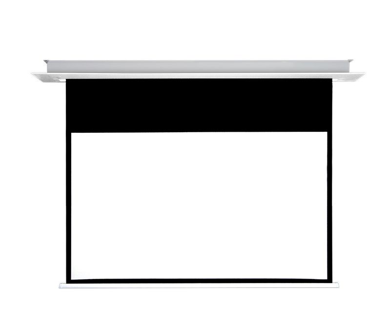 Lumeo Cinema Vault : Ecran de projection Motorisé, Encastrable 120&#39;&#39; 16/9