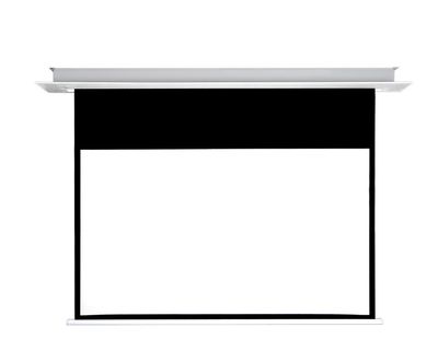 Lumeo Cinema Vault : Ecran de projection Motorisé, Encastrable 150&#39;&#39; 16/9