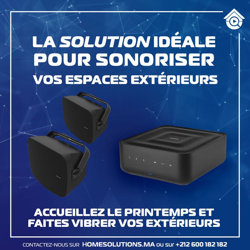 Pack Extérieur  Ampli Denon &amp; Klipsch RSM
