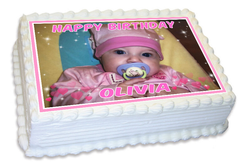 Edible Photo Cake Topper