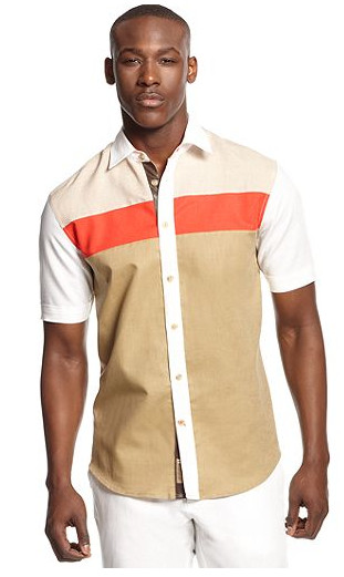 Sean John Colorblocked Shirt