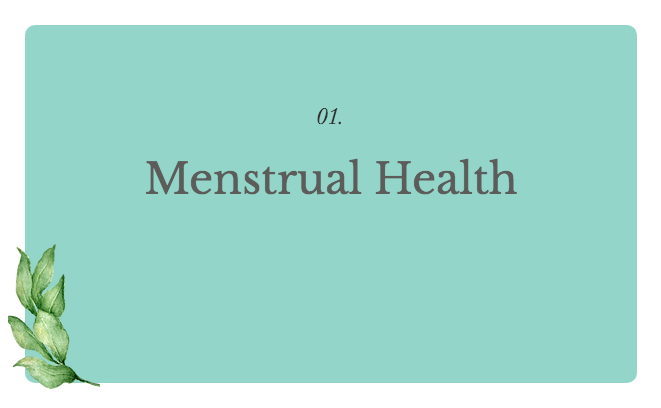 Menstrual Health Menstrual Health