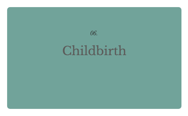 Childbirth Childbirth