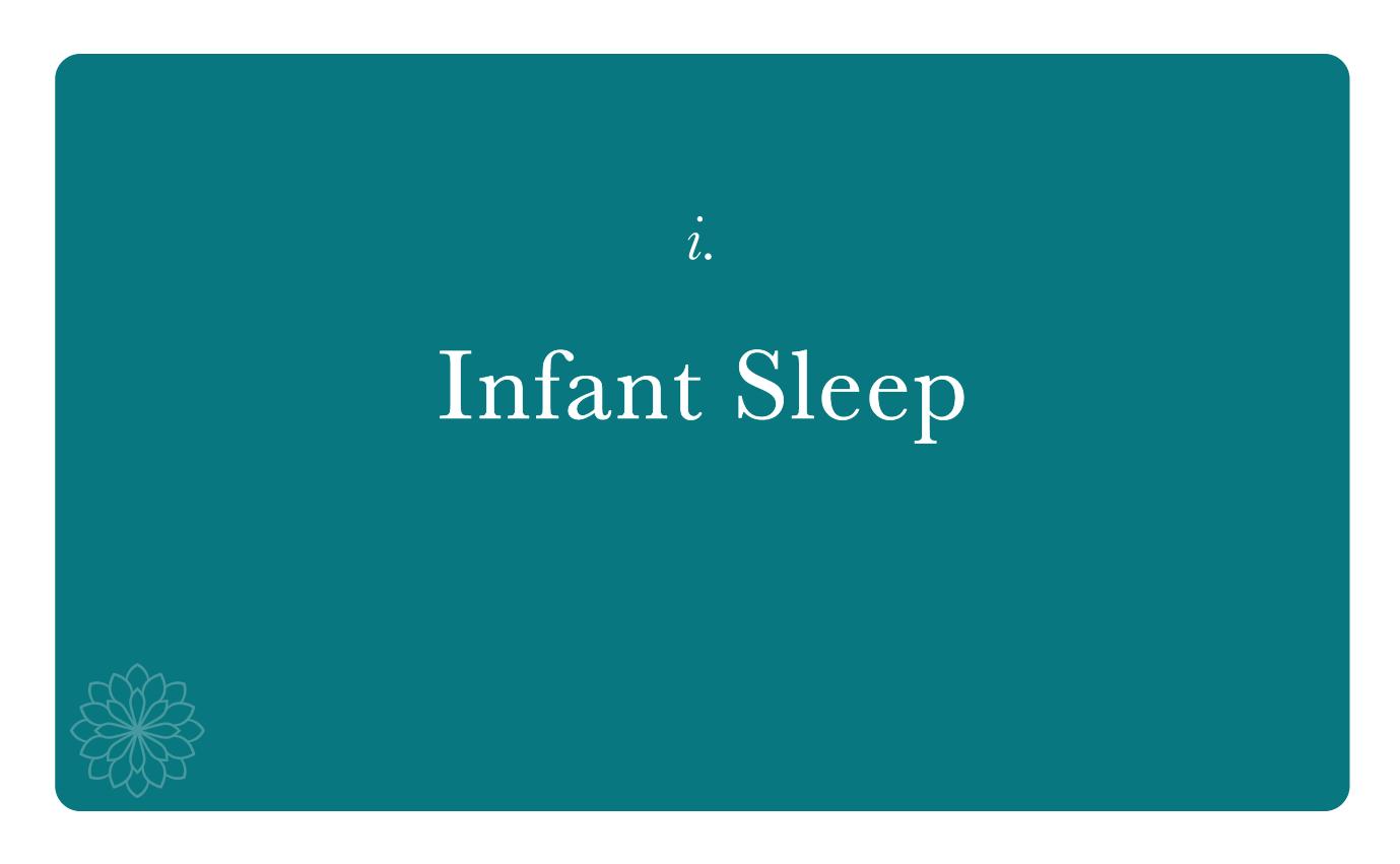 Infant Sleep Infant Sleep