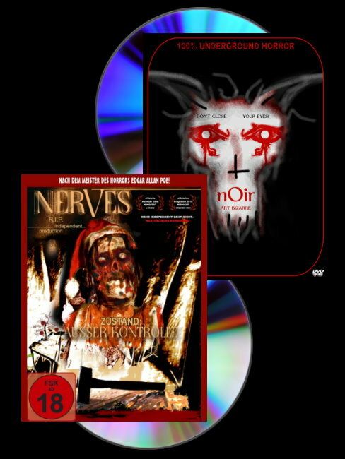 DVD-DOUBLE: NERVES &amp; NOIR (nur für Erwachsene / Adults only)