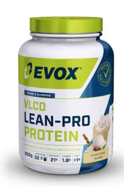Evox Leanpro Diet Protein 900g Vanilla