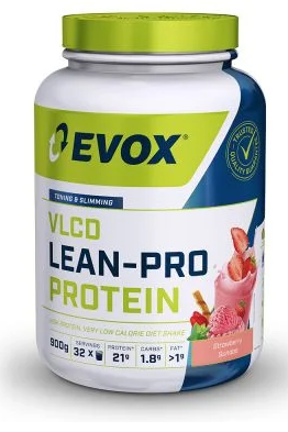 Evox Leanpro Diet Protein 900g Strawberry