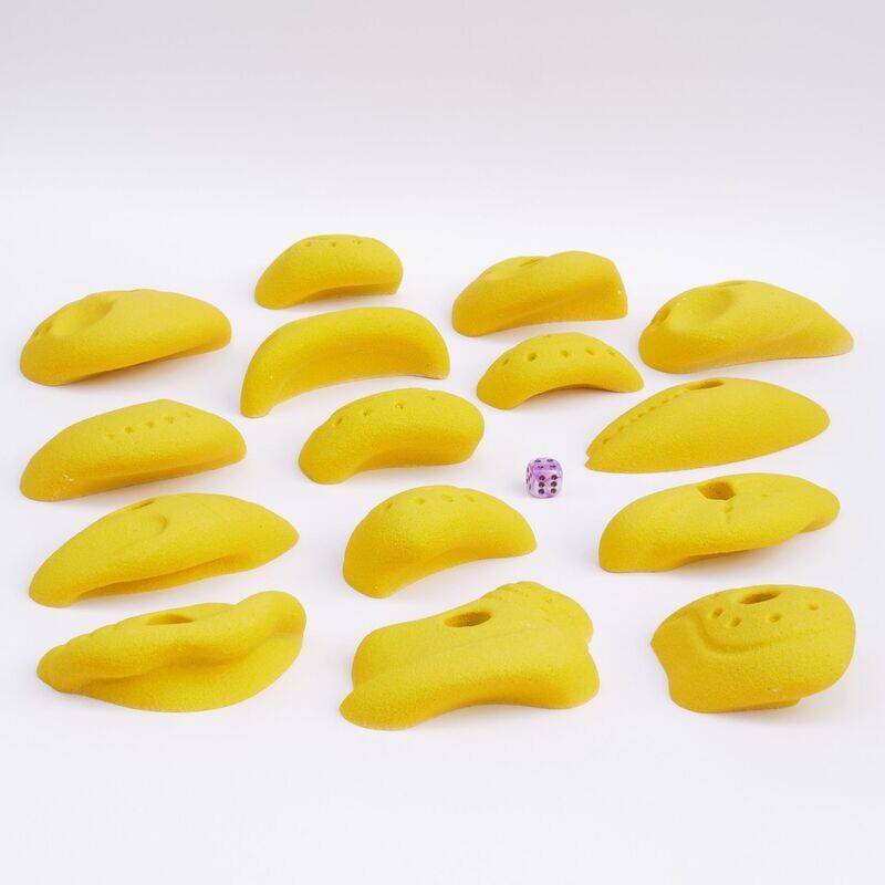 Set: Set: "Bullet Tooth Tony" 15 Pieces PE Climbing Holds