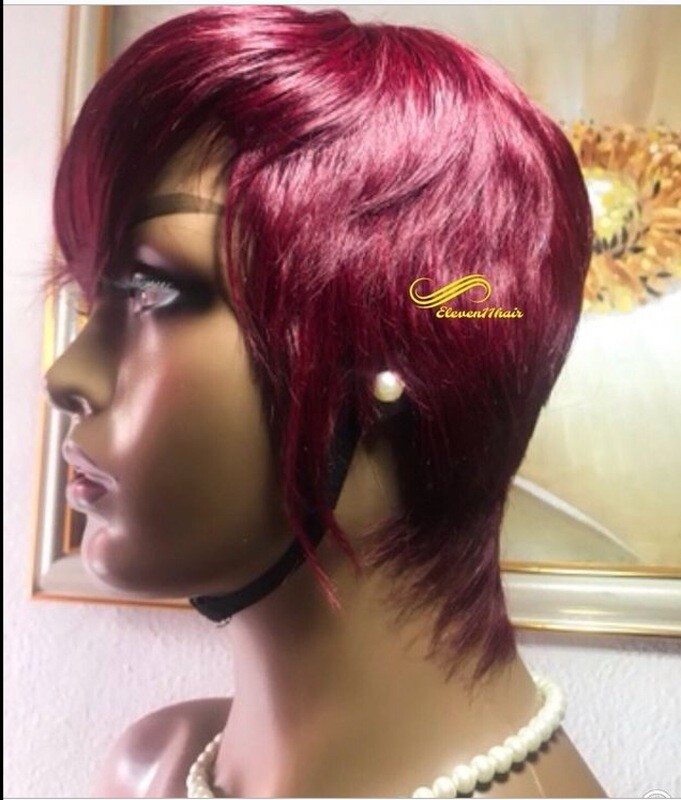 Pixie cut wig