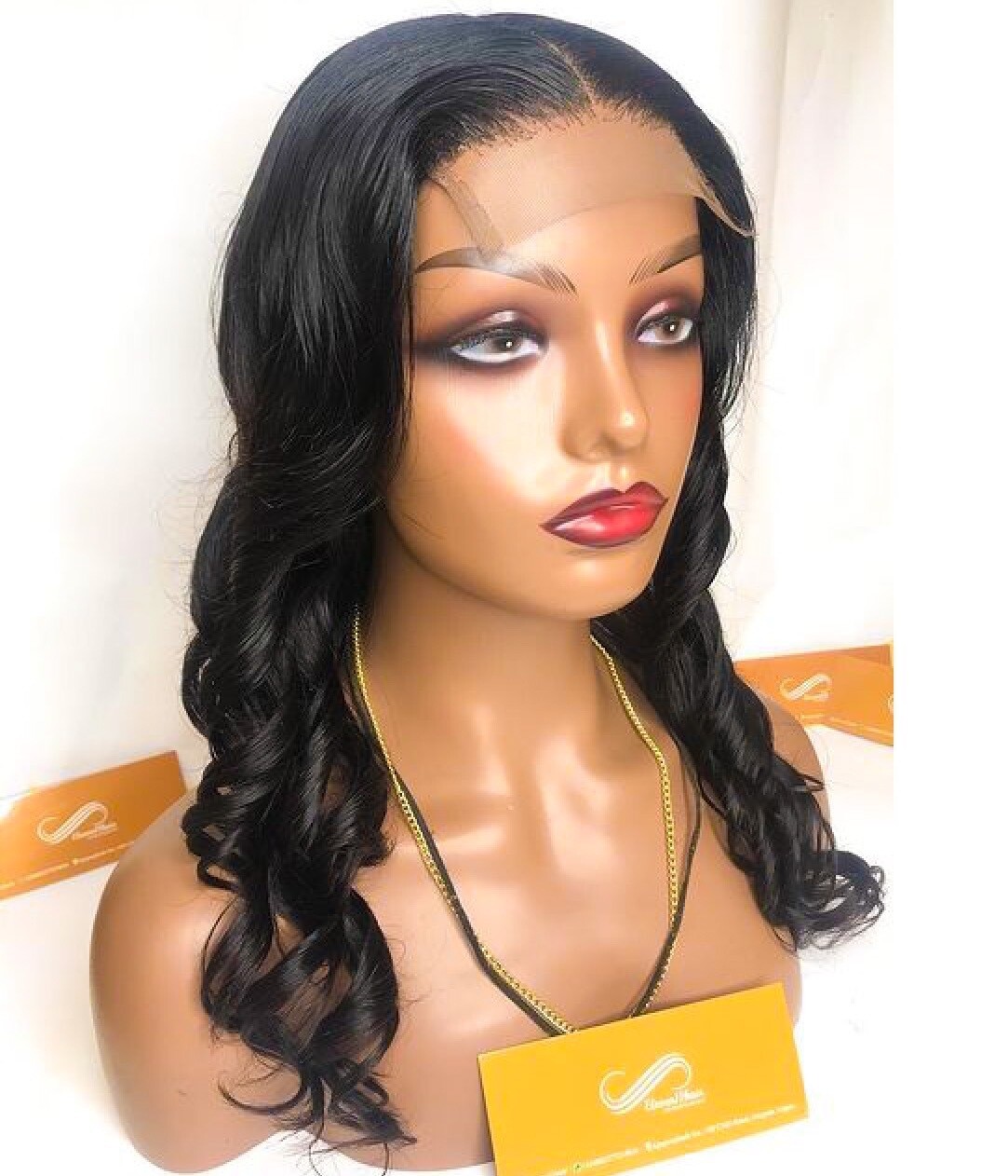 Body wave full closure human hair wig( Italian hair)