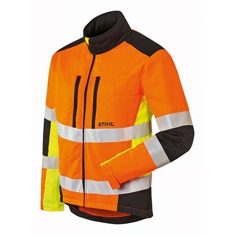 PROTECT MS cut protection and high-visibility jacket, size XXL, 49" chest