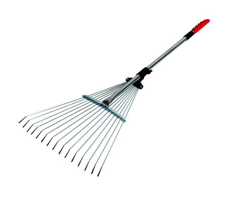 Expanding Telescopic Rake 15 Tine