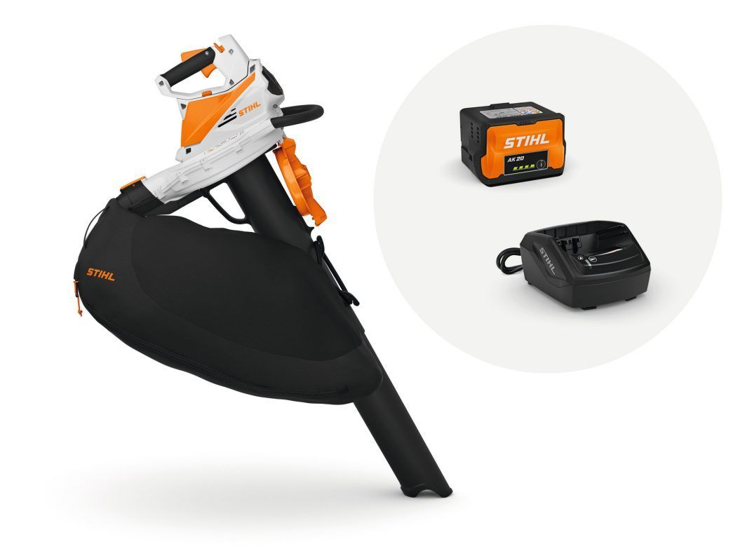 Stihl SHA 56 Cordless Vacuum Shredder with 1x AK 20 Battery and AL 101 Charger