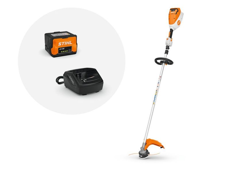 Stihl FSA 80 R Cordless Brushcutter with AK 30 Battery and AL 101 Charger - AutoCut C 27-2 mowing head