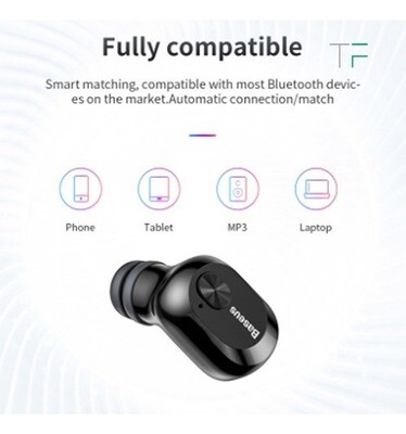 Auriculares Bluetooth Baseus  Carga Inalámbrica W01