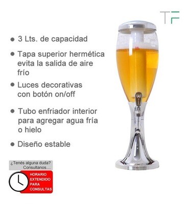 Dispensador De Cerveza  3lts. ¡¡ Entrega Inmediata !!