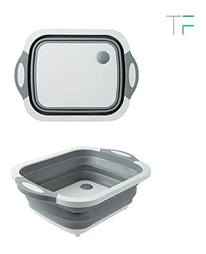 Tabla De Picar Y Fuente Plegable C/escurridor  