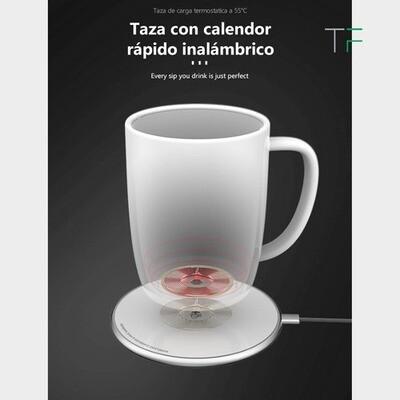 Tazas Con Calentador Y Base De Carga  ¡entrega Inmediata!
