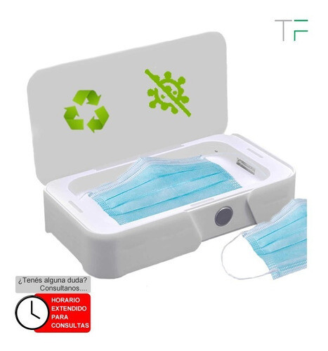 Esterilizador Uvc C/ozono Y Cargador Inalámbrico ¡¡ 2en1 !!