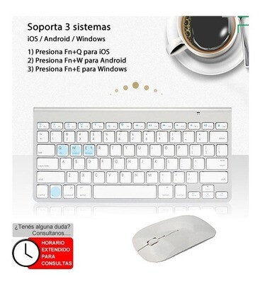 Kit Teclado Y Mouse Inalámbrico  2.4ghz 