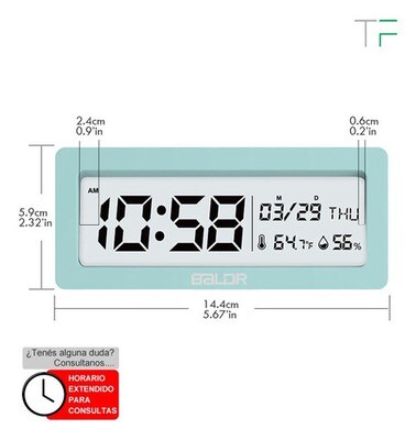 Reloj Despertador Digital